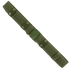The Condor Tactical Belt in olive green features snap buttons, a plastic buckle, and multiple attachment loops, shown on a plain background.
