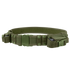The Condor Tactical Belt in Olive Drab features multiple pouches, snap buttons, and a plastic buckle, making it ideal for carrying gear.