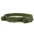 The Condor Tactical Belt in Olive Drab features multiple pouches, snap buttons, and a plastic buckle, making it ideal for carrying gear.