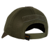 Back view of the Condor Tactical Mesh Cap - MultiCam Black, featuring an adjustable strap, Velcro patch, mesh design, and a small black label near the closure.