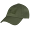 The Condor Tactical Mesh Cap in Olive Drab features a mesh back, front rectangular patch, adjustable strap, and is made from moisture-wicking polyester for all-day comfort.