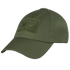 The Condor Tactical Mesh Cap in Olive Drab features a mesh back, front rectangular patch, adjustable strap, and is made from moisture-wicking polyester for all-day comfort.