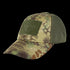 The Condor Tactical Mesh Cap - Kryptek Mandrake features mesh sides and a rectangular hook-and-loop patch on the front.