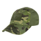 The Condor Tactical Mesh Cap in MultiCam Tropic features moisture-wicking mesh back panels and a front velcro patch, shown from the front.