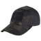 The Condor Tactical Mesh Cap in MultiCam Black features a breathable mesh back and a velcro front patch.