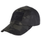 The Condor Tactical Mesh Cap in MultiCam Black features a breathable mesh back and a velcro front patch.