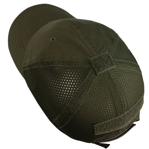 Two Condor Tactical Team Mesh Caps in MultiCam, featuring mesh panels, velcro patches on the back, and curved brims, are displayed overlapping each other.