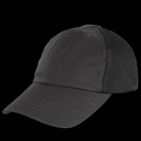 The Condor Tactical Team Mesh Cap features a curved brim and mesh back panels, offering first responders comfort and practicality on duty.