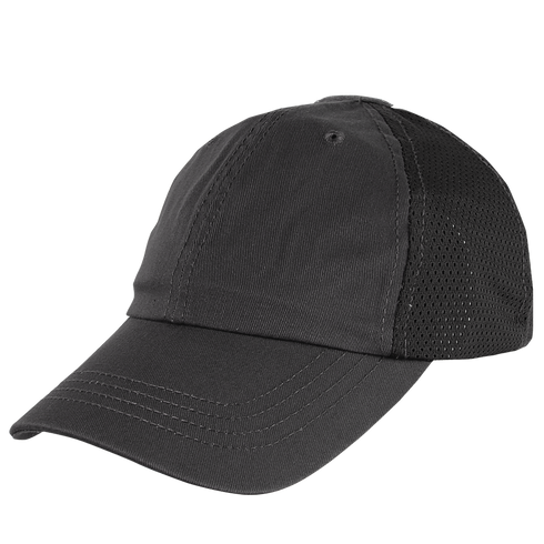 The Condor Tactical Team Mesh Cap features a curved brim and mesh back panels, offering first responders comfort and practicality on duty.