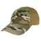The Condor Tactical Team Mesh Cap in MultiCam features a camouflage pattern, a brown mesh back panel, and an adjustable strap.