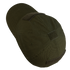 The Condor Tactical Cap - MultiCam Arid is shown from the back, featuring an olive green shade, a curved brim, and multiple Velcro patches.