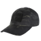 The Condor Tactical Cap - MultiCam Black features a black and grey camo design with a front rectangular patch, ideal for military enthusiasts or everyday EDC use.