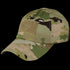 The Condor Tactical Cap in Scorpion OCP features a camouflage pattern and a front Velcro patch.