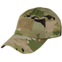 The Condor Tactical Cap in Scorpion OCP features a camouflage pattern and a front Velcro patch.