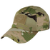 The Condor Tactical Cap in Scorpion OCP features a camouflage pattern and a front Velcro patch.