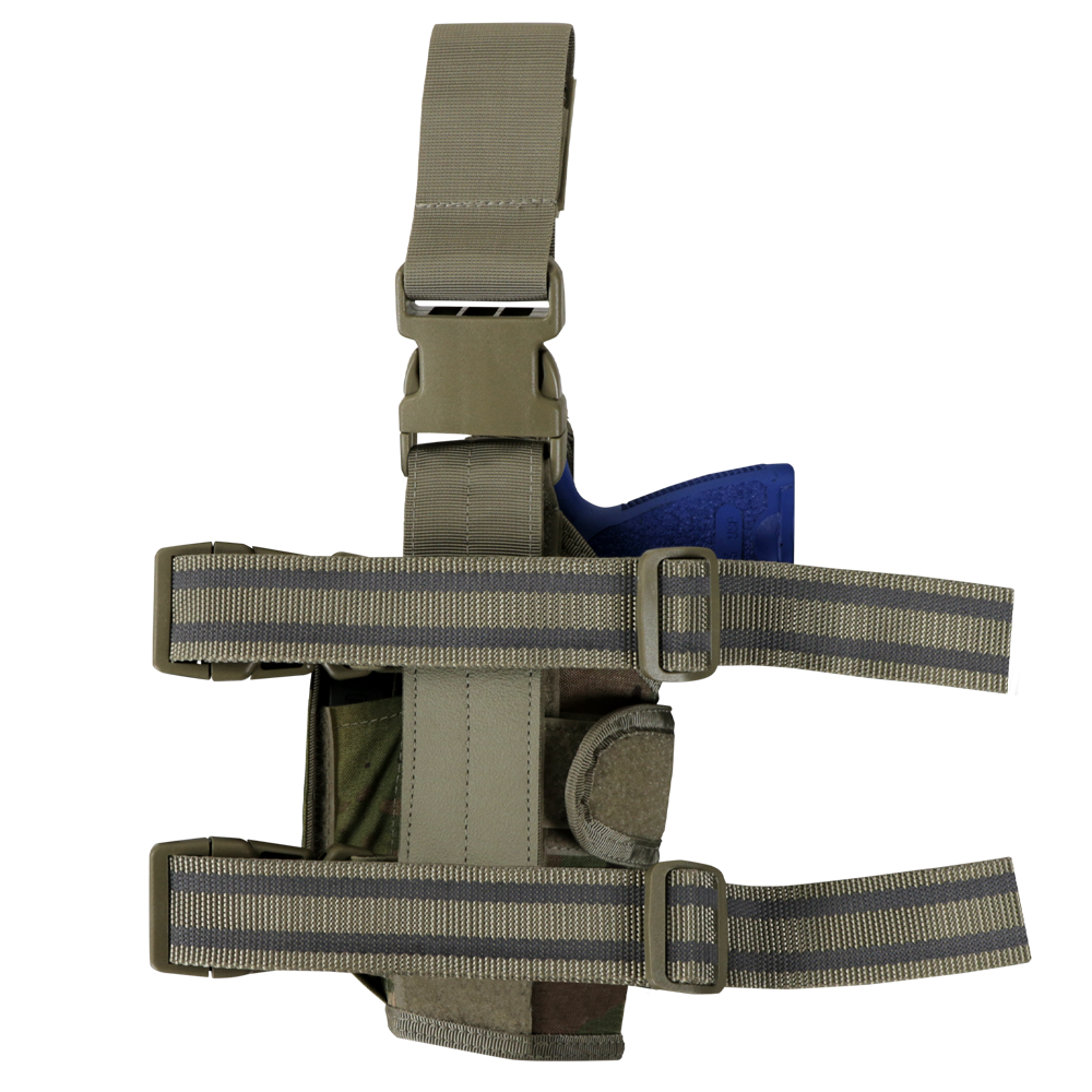 Viper Réglable Leg Drop Pistol Holster Chasse Arme Tournage Titulaire Coyote