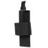 The Condor Universal Holster is a black nylon pouch with an adjustable strap and Velcro closure, ideal for carrying small tools or accessories at the range or during bushcraft adventures.
