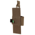 The Condor Universal Holster is a brown, rectangular fabric pouch with a top strap and small elastic side pocket, ideal for EDC or bushcraft use.