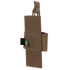 The Condor Universal Holster is a brown, rectangular fabric pouch with a top strap and small elastic side pocket, ideal for EDC or bushcraft use.