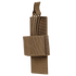 The Condor Universal Holster is a tan tactical nylon pouch with hook-and-loop closure and elastic bands, ideal for bushcraft or EDC use when carrying small equipment or tools.