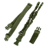 The Condor Cobra 1-Point Bungee Sling includes three olive green tactical straps: an adjustable strap, a bungee cord segment, and a smaller looped strap, all with plastic buckles.