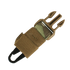 The Condor Cobra 1-Point Bungee Sling in MultiCam features a tactical brown strap, a plastic buckle, and camouflage fabric insert, ideal for military or outdoor gear.