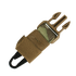 The Condor Cobra 1-Point Bungee Sling in MultiCam features a tactical brown strap, a plastic buckle, and camouflage fabric insert, ideal for military or outdoor gear.
