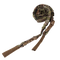 The Condor CBT 2-Point Bungee Sling in MultiCam features adjustable straps and plastic buckles, shown coiled on a white background.