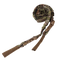 The Condor CBT 2-Point Bungee Sling in MultiCam features adjustable straps and plastic buckles, shown coiled on a white background.