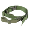 The Condor Speedy 2-Point Sling is a green adjustable nylon strap with plastic buckles and sliders, ideal for EDC or bushcraft, shown on a white background.