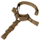 The Condor Quick 1-Point Sling features a tan adjustable nylon strap with plastic buckles and loops, perfect for military or EDC use as a tactical or utility sling.