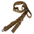 The Condor Stryke Single Bungee Conversion Sling features adjustable straps, plastic buckles, and a metal clip, offering reliable firearm carrying.