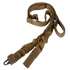 The Condor Stryke Single Bungee Conversion Sling features adjustable straps, plastic buckles, and a metal clip, offering reliable firearm carrying.