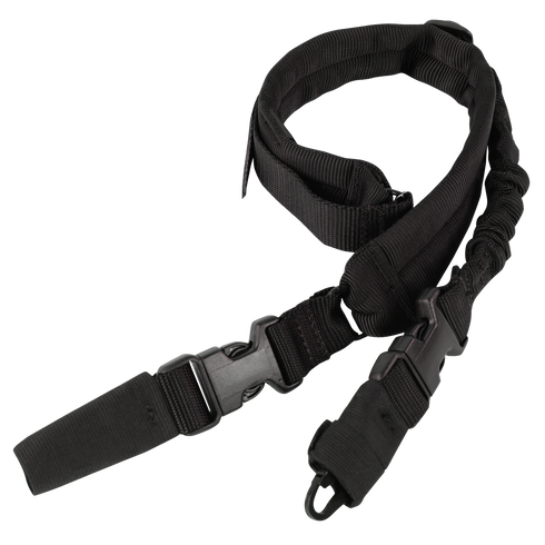 The Condor Swiftlink Padded Bungee Sling offers quick-release buckles, a metal hook, and adjustable nylon construction—perfect for EDC or bushcraft enthusiasts seeking secure, reliable carry options.