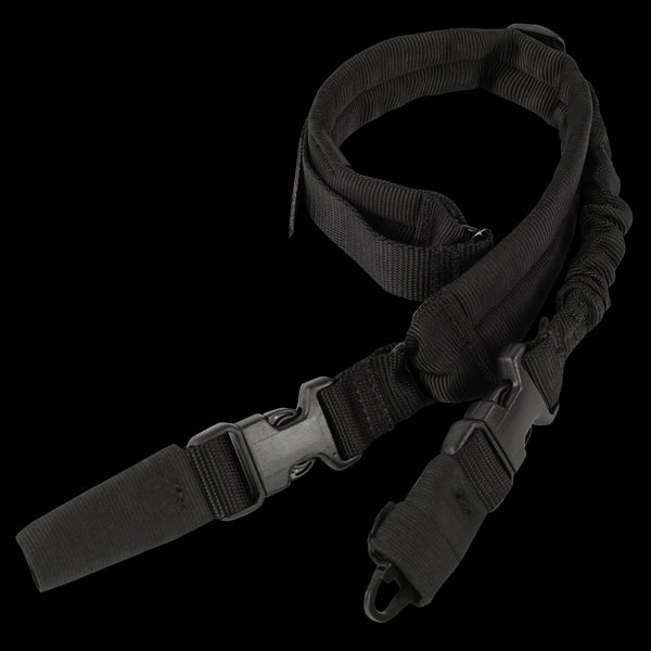 The Condor Swiftlink Padded Bungee Sling offers quick-release buckles, a metal hook, and adjustable nylon construction—perfect for EDC or bushcraft enthusiasts seeking secure, reliable carry options.