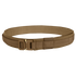 The Condor Cobra Gun Belt, a brown tactical utility belt with a quick-release buckle, is shown coiled in a circle on a white background.