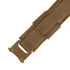 A close-up of the Condor Cobra Gun Belt, featuring tan tactical nylon and a metal buckle, set against a plain white background.