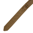A close-up of the Condor Cobra Gun Belt, featuring brown fabric, a pointed end, and a rectangular buckle, displayed on a white background.
