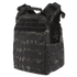 The Condor Cyclone Plate Carrier in MultiCam Black features multiple attachment points and adjustable shoulder straps, offering secure gear carriage and protection.