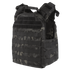 The Condor Cyclone Plate Carrier in MultiCam Black features multiple attachment points and adjustable shoulder straps, offering secure gear carriage and protection.