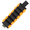 The Condor TSRS Shotshell Strip holds six orange foam darts in secure loops with a Velcro strap, perfect for military drills or realistic first responder training when carrying toy ammunition.