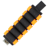 The Condor TSRS Shotshell Strip holds six orange foam darts in secure loops with a Velcro strap, perfect for military drills or realistic first responder training when carrying toy ammunition.