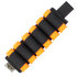 The Condor TSRS Shotshell Strip holds six orange foam darts in secure loops with a Velcro strap, perfect for military drills or realistic first responder training when carrying toy ammunition.