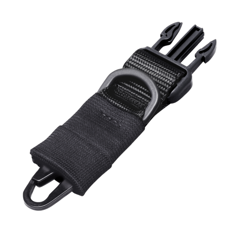 The Condor HK Hook Upgrade Kit features a black nylon strap with a plastic buckle, metal D-ring, and a hook attachment at one end.