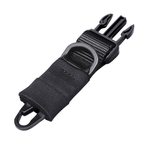 The Condor HK Hook Upgrade Kit features a black nylon strap with a plastic buckle, metal D-ring, and a hook attachment at one end.