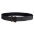 The Condor Cobra Tactical Belt in black nylon features a metal buckle, making it ideal for EDC or law enforcement use, shown on a plain background.