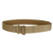The Condor Cobra Tactical Belt, featuring a sturdy metal buckle and tan finish, is displayed against a plain white background—perfect for military use or everyday carry.