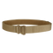 The Condor Cobra Tactical Belt, featuring a sturdy metal buckle and tan finish, is displayed against a plain white background—perfect for military use or everyday carry.