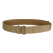 The Condor Cobra Tactical Belt, featuring a sturdy metal buckle and tan finish, is displayed against a plain white background—perfect for military use or everyday carry.
