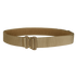 The Condor Cobra Tactical Belt, featuring a sturdy metal buckle and tan finish, is displayed against a plain white background—perfect for military use or everyday carry.